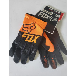 FOX Paire de gants de vélo noir et orange inscription orange Taille XL