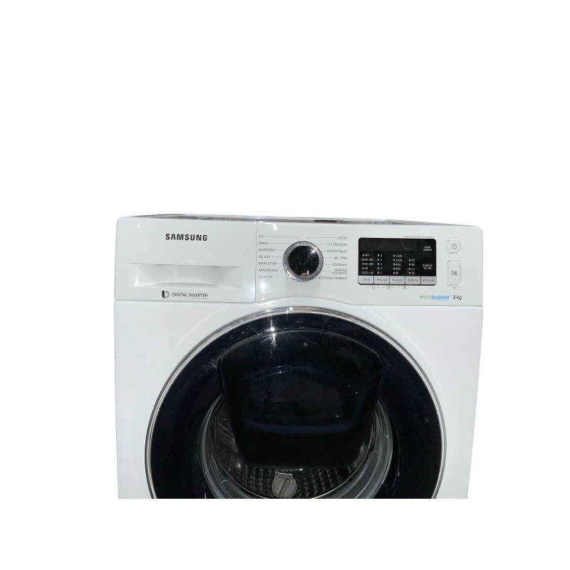Lave linge hublot SAMSUNG WW8BK5210UWEF 8 KG BLANC - Image 2