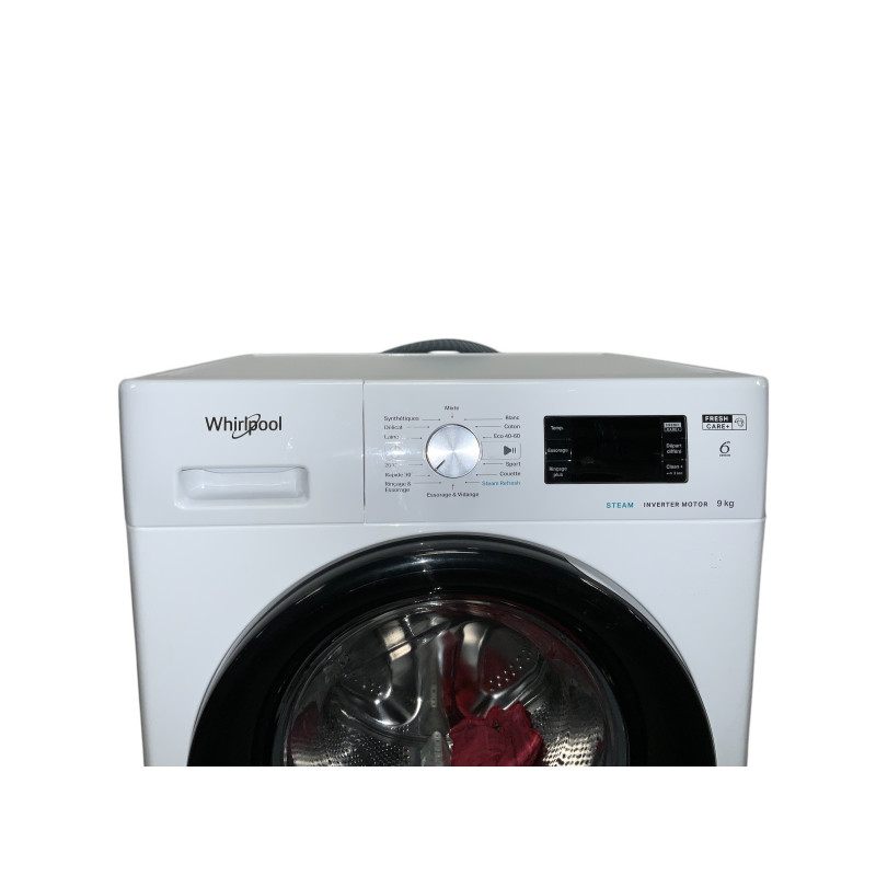 Lave linge hublot WHIRLPOOL FFBP 9489BVFR 9kg BLANC - Image 2