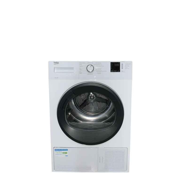 Sèche linge pompe à chaleur BEKO DBED10GWS 10 KG BLANC