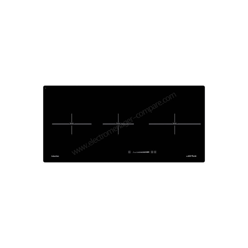 Plaque de cuisson AIRLUX  ATI83BK 3 feu NOIR