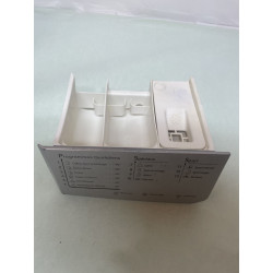 INDESIT Tiroir bac à lessive + façade pour lave linge IWC 6125 S FR