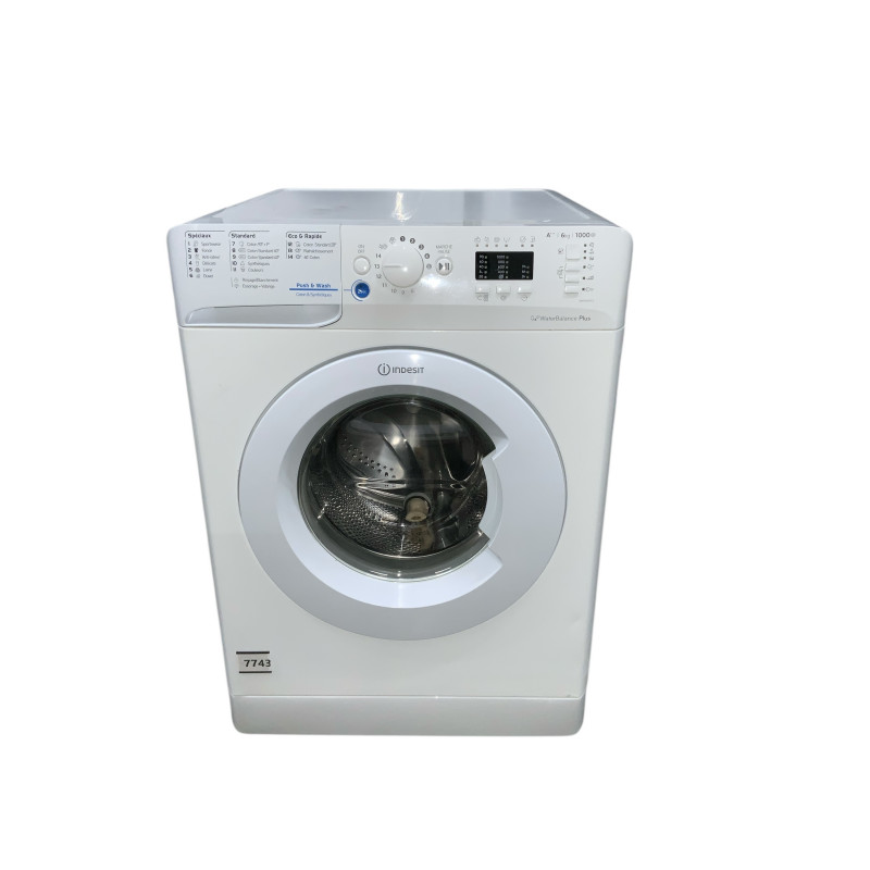 Lave linge hublot INDESIT MTWA81283W 8 KG BLANC