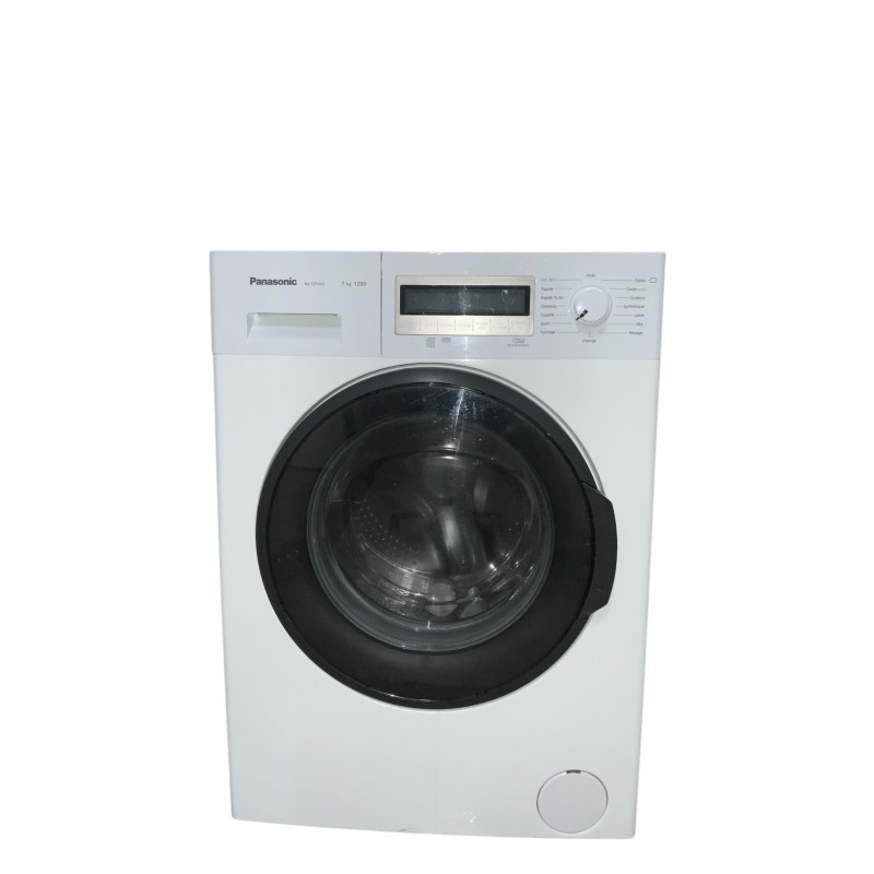 Lave linge hublot PANASONIC NA-127VC5 7 KG BLANC