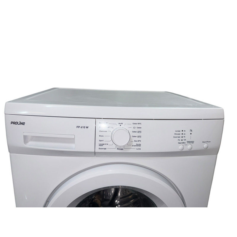 Lave linge hublot PROLINE FP610 w 6 KG BLANC - Image 3