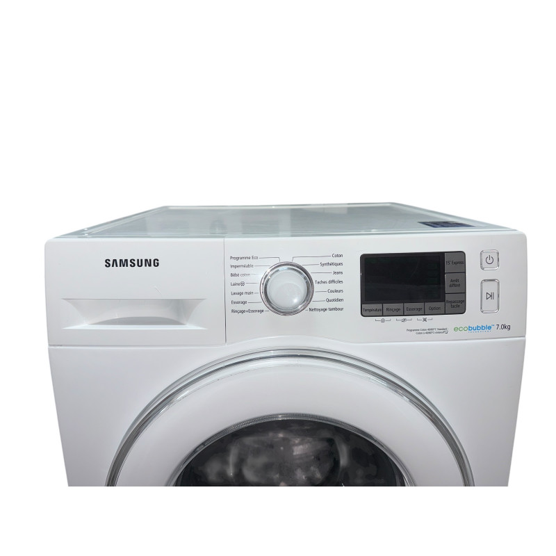 Lave linge hublot SAMSUNG WF70F5E5W4W 7 KG BLANC - Image 2