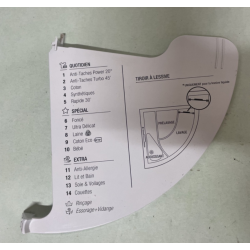 HOTPOINT Façade du tiroir à lessive pour lave linge RPG 744 JS FR