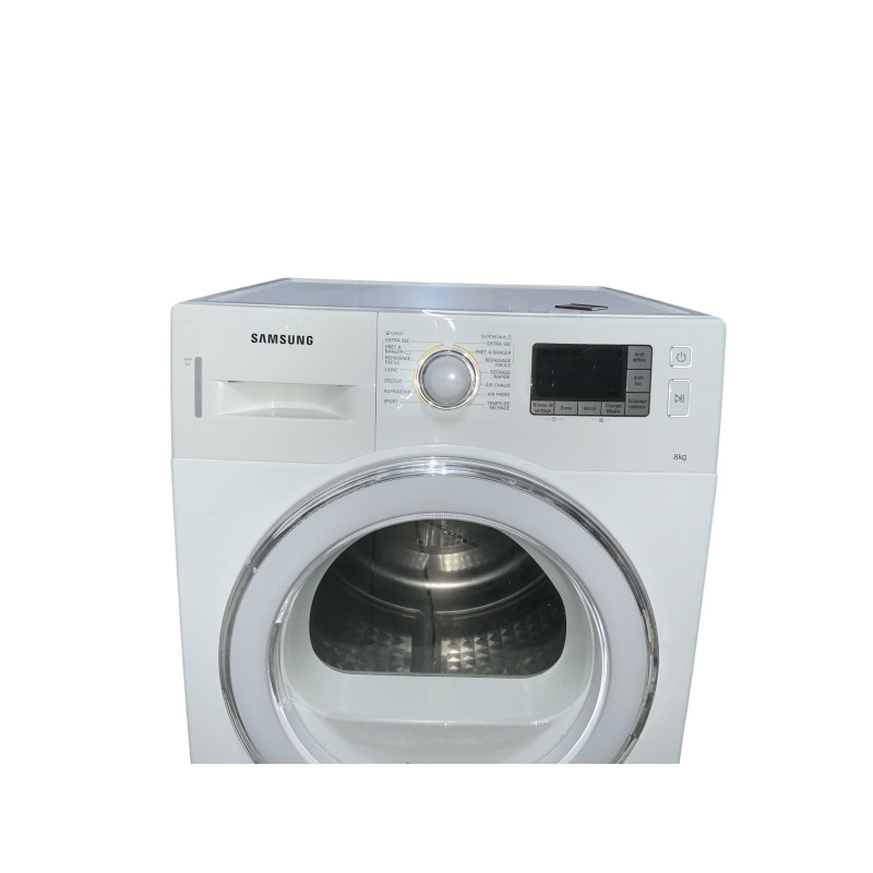 Sèche linge pompe à chaleur SAMSUNG DV80H4100CW 8 KG BLANC - Image 2