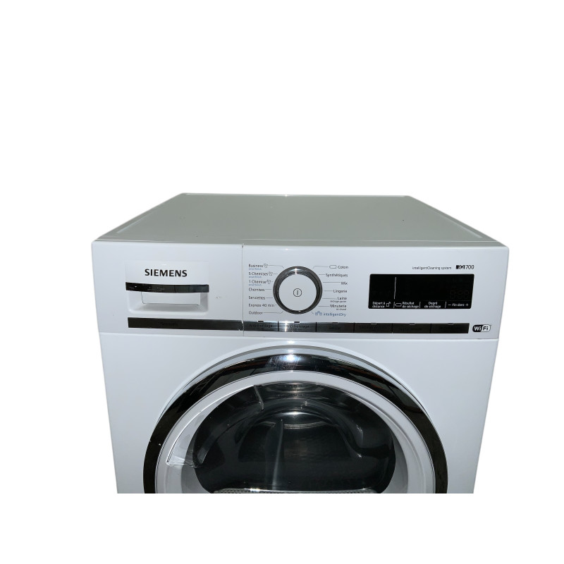 Sèche linge pompe à chaleur SIEMENS WT47XKH9FF BLANC