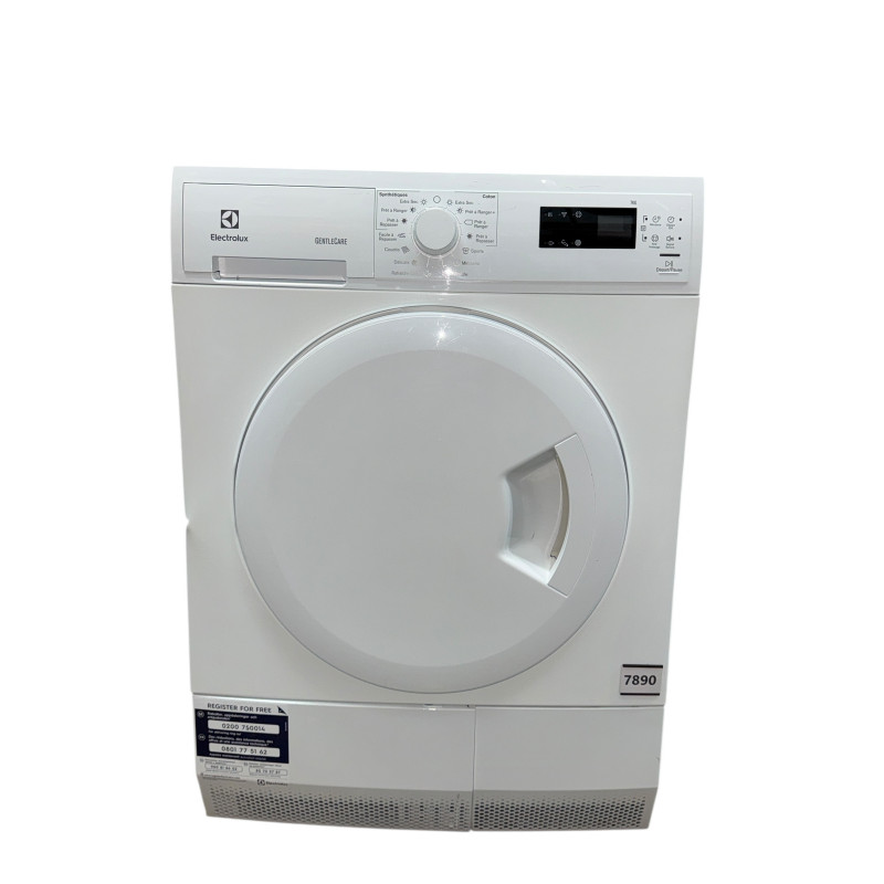 Sèche linge pompe à chaleur ELECTROLUX EDH3673PDS 7 kg BLANC