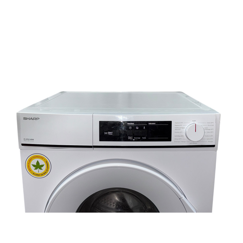Lave linge hublot SHARP ES-NFA914BWB BLANC - Image 2