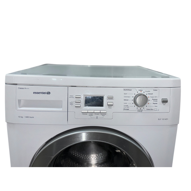 Lave linge hublot ESSENTIEL B ELF1014D1 10 kg BLANC - Image 5