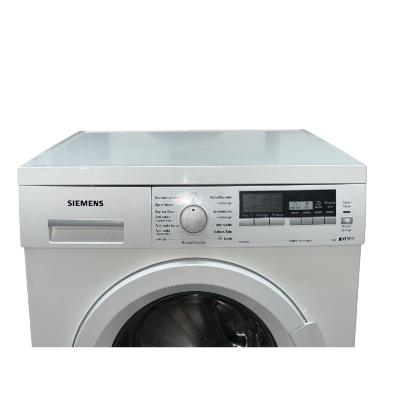 Lave linge hublot SIEMENS WM14Q461FF 7 KG BLANC - Image 2