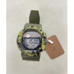 Montre digitale - Montre Enfant (Noir / Vert) 2