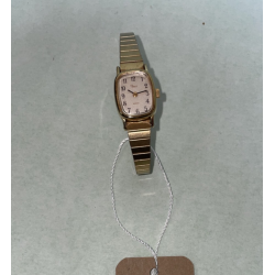 MONTRE FEMME TIMEX T 70 BRACELET EXTENSIBLE TON OR 7