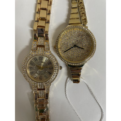 Set de 2 montres pour femmes 2 strass 4142