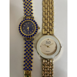 Set de 2 montres pour femmes 2 strass 4648