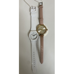 Set de 2 montres pour femmes sport et casual 6653