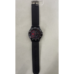 Montre à quartz noire et rouge pour hommes. 15 — photo 2