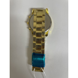 MONTRE GENÈVE TON OR AVEC CRISTAUX SUR LA LUNETTE pour femme 45 — photo 2