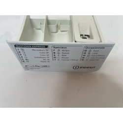 INDESIT Tiroir bac à lessive + façade pour lave linge EWD91482WFR — photo 2