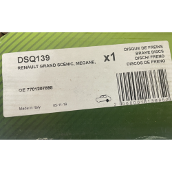 DISQUE DE FREIN ARRIERE POUR RENAULT GRAND SCÉNIC, MEGANE 7701207898 DSQ139 — photo 2